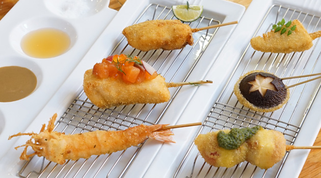 北海道素材×串揚げ Caratto